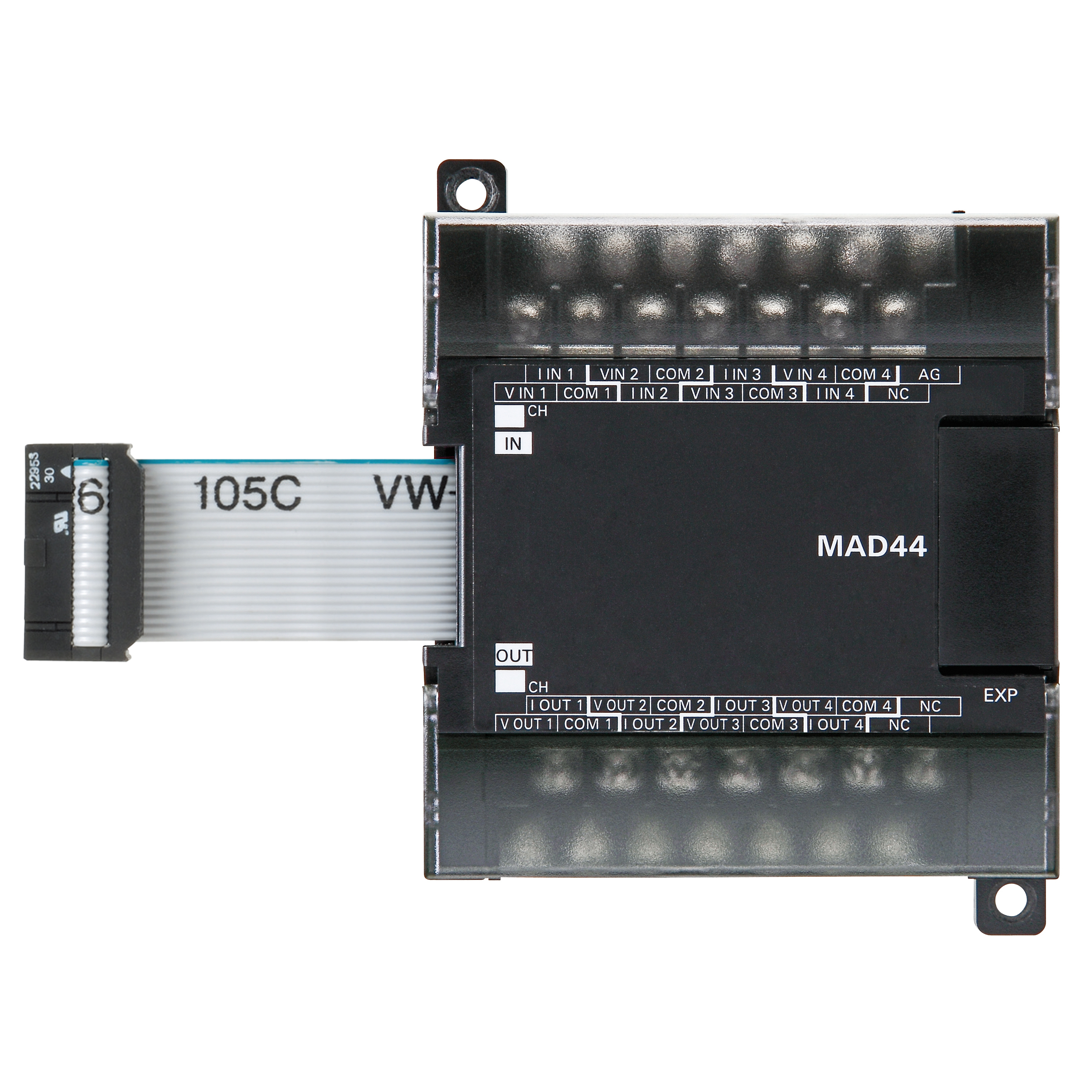 I/O expansion unit, 4 x analog inputs and 4 x analog outputs