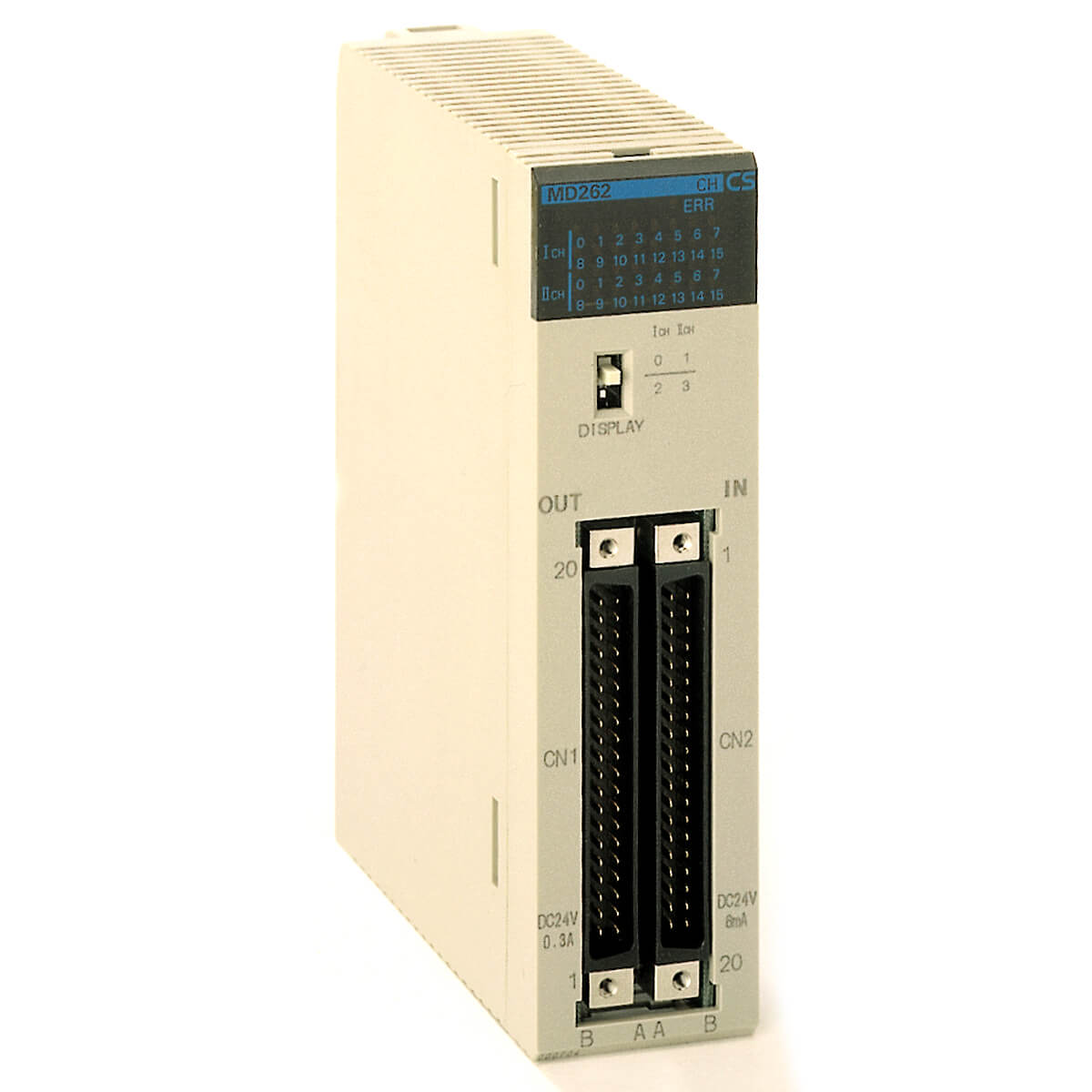 Digital I/O unit, 32 x 24 VDC inputs NPN/PNP, 32 x transistor outputs NPN 0.3 A 12-24