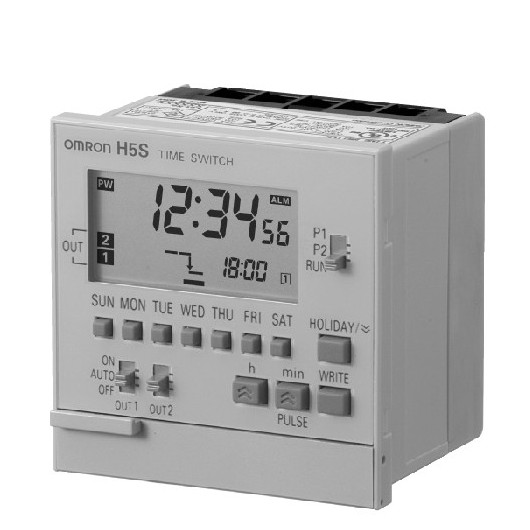 Digital Time Switch, Weekly, Flush mounting, 2 circuits, 24 VDC