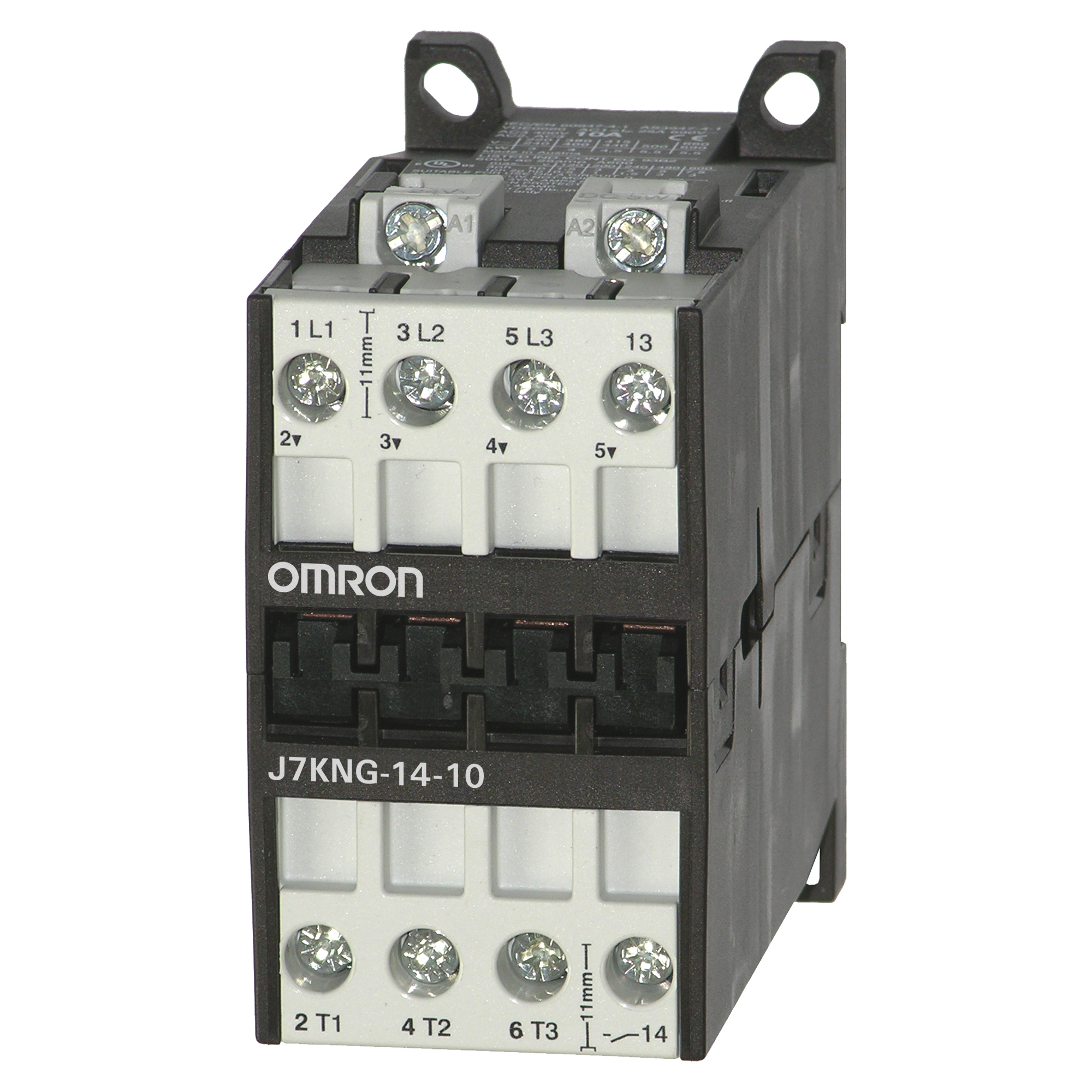 Contactor (DC-coil), 3-pole, 5.5 kW; 14 A AC3 (400 VAC) + 1 NO, 110 VDC