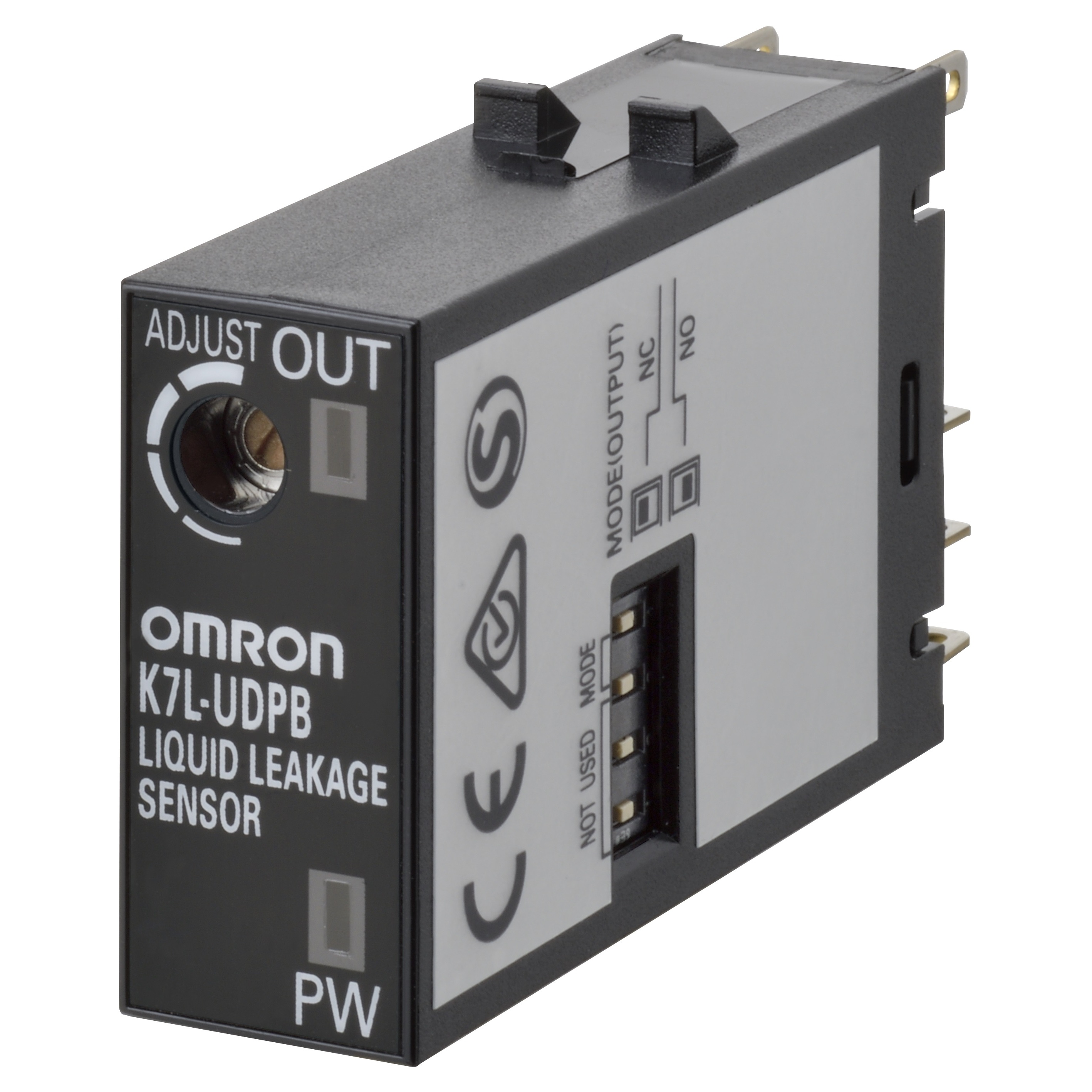 Liquid Leakage Sensor Amplifiers for Long-distance Wiring, ultra-miniature with disconnection detect