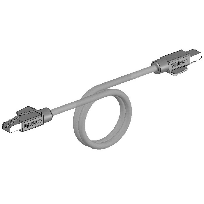 Cat.5 cable, PVC, RJ45 plug / RJ45 plug, 0.3 m Control