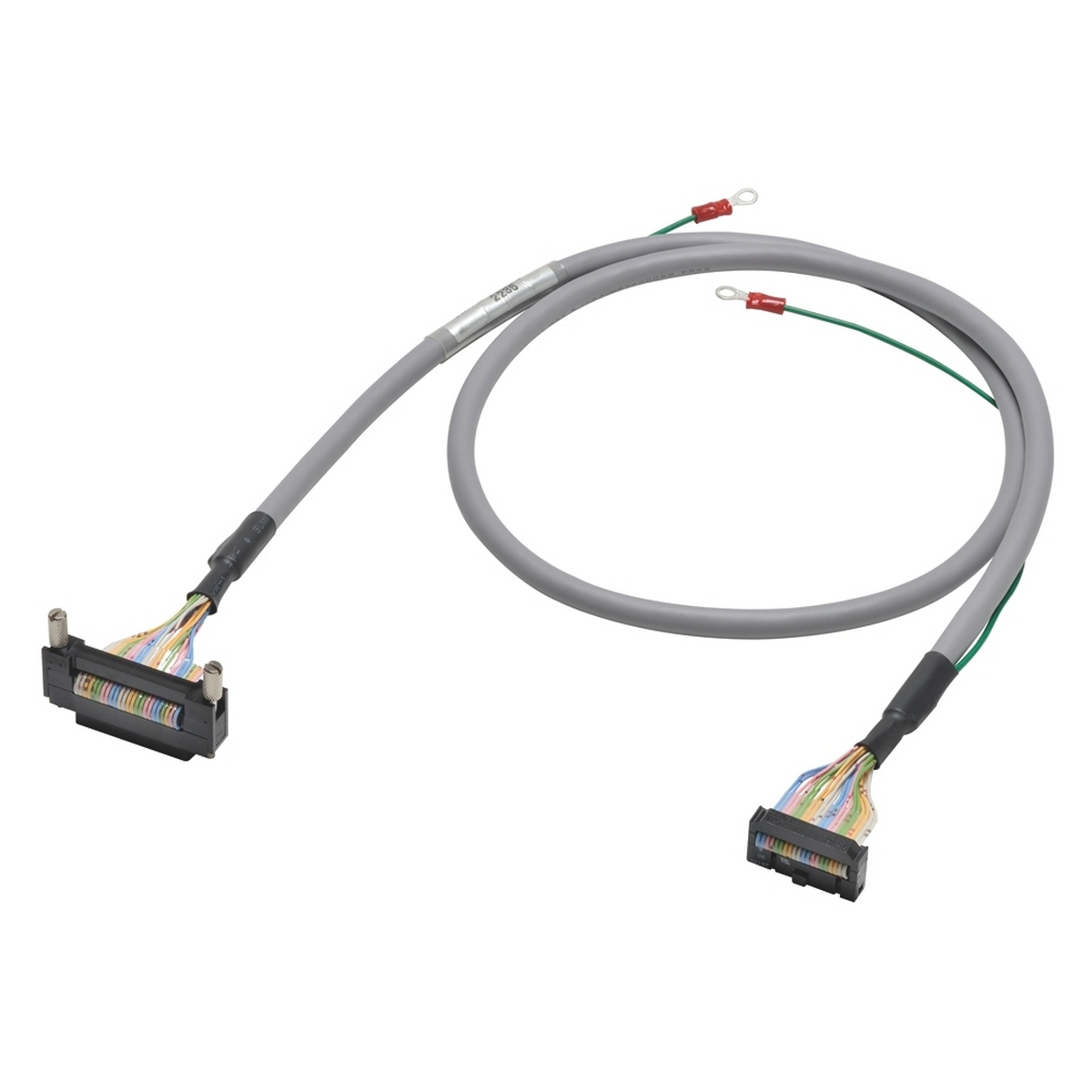 Accessories I/O connection cable, with shield connection, FCN24 to ...